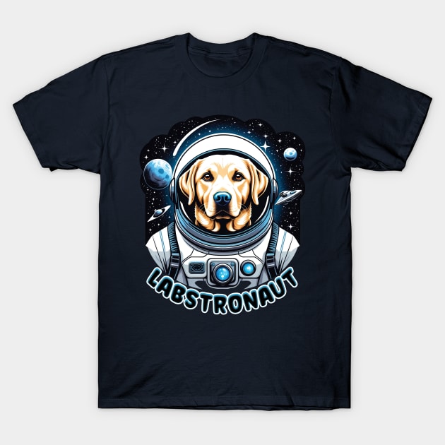 Labstronaut - Labrador in Space T-Shirt by ArtfulTat